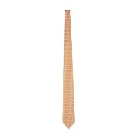 Ferragamo Geometric Pattern Silk Tie - NWT - Picture 1 of 2